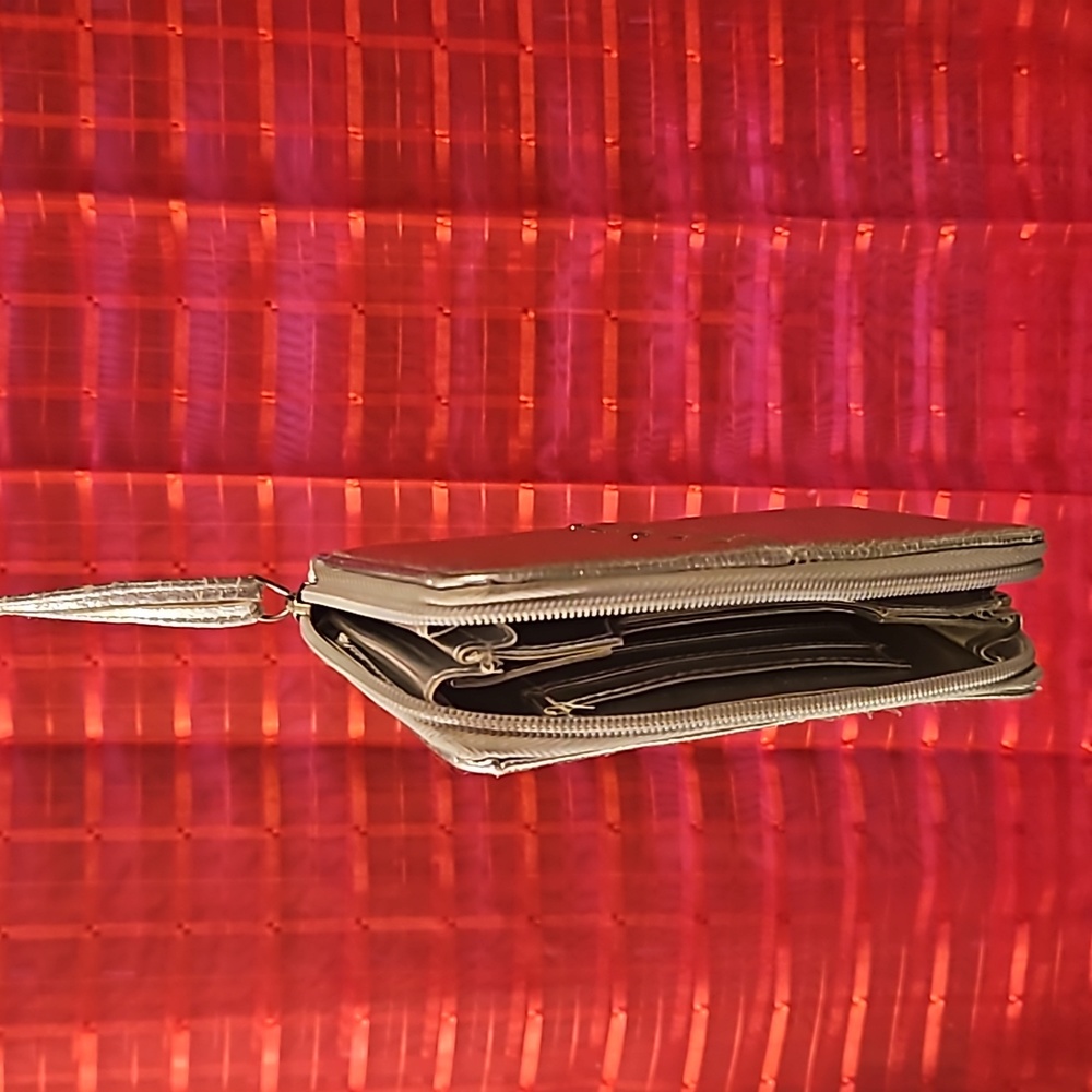 Small silver pouch
